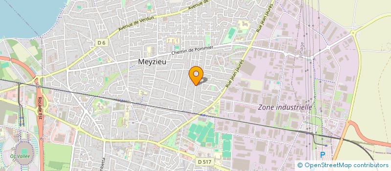 localisation de l'entreprise SCI BATIMENT SARAIVA  MEYZIEU