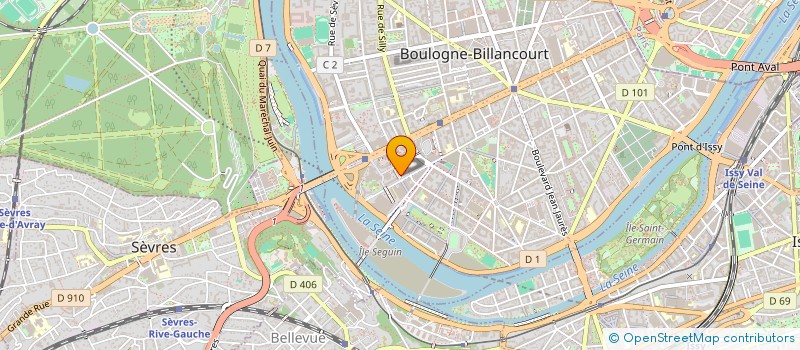 localisation de l'entreprise SCI BATIMMO à BOULOGNE-BILLANCOURT