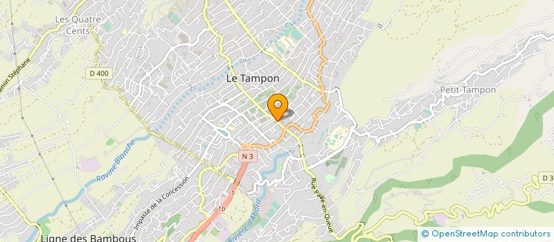 localisation de l'entreprise SCI BATIMO à LE TAMPON