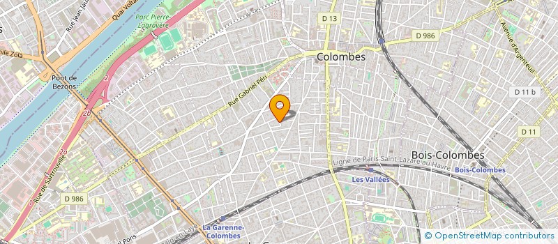 localisation de l'entreprise SCI BATIMOBI à COLOMBES