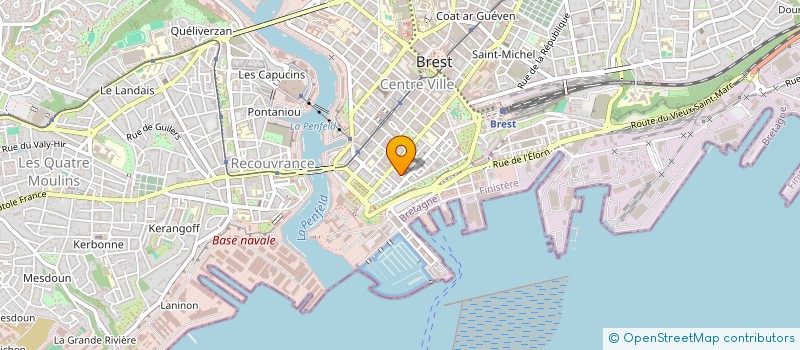 localisation de l'entreprise SCI BATINAT  BREST