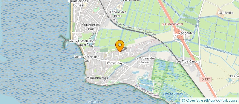 localisation de l'entreprise SCI BATINDUS à CHATELAILLON-PLAGE