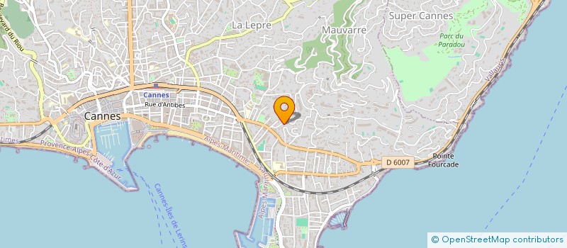localisation de l'entreprise SCI BATIPHOCEENNE à CANNES