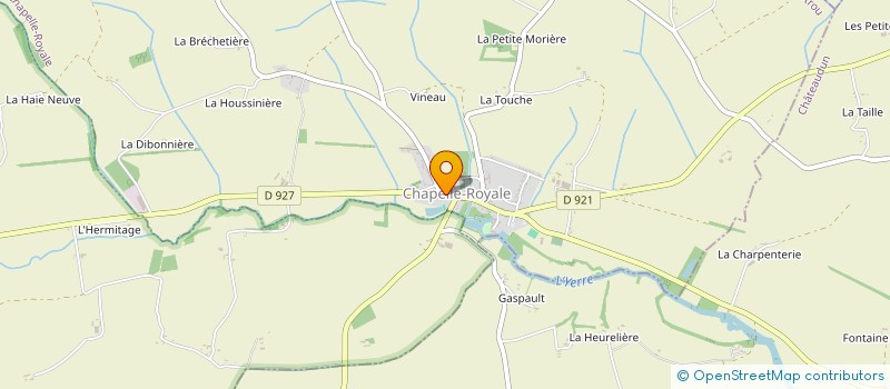 localisation de l'entreprise SCI BATIPLUS à CHAPELLE-ROYALE