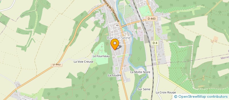localisation de l'entreprise SCI BATIRAS à BAR-SUR-SEINE