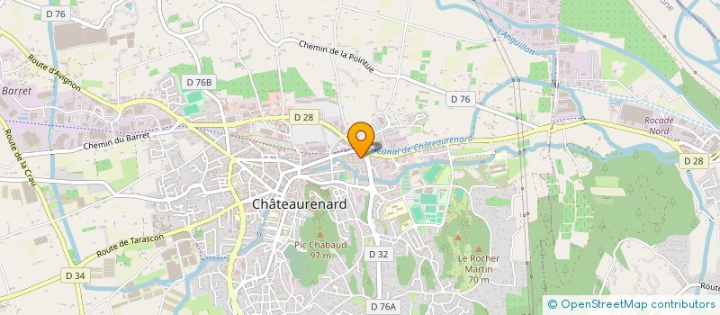 localisation de l'entreprise SCI BATIREVE  CHATEAURENARD