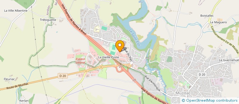 localisation de l'entreprise SCI BATIROTO  MUZILLAC