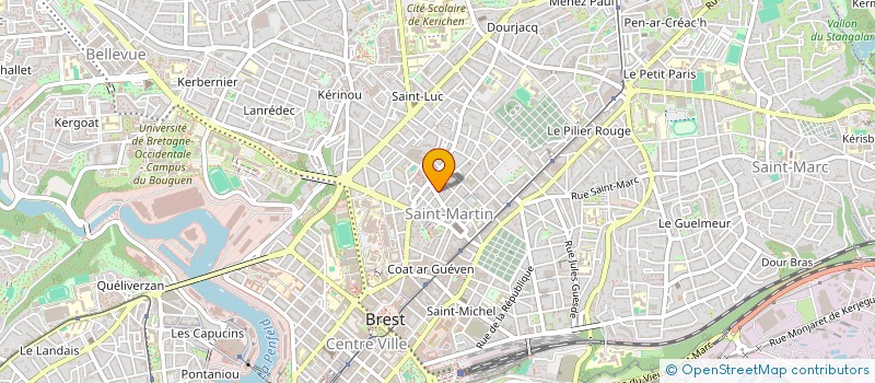 localisation de l'entreprise SCI BATISA  BREST