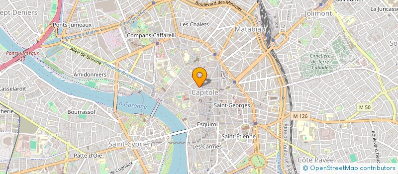 localisation de l'entreprise SCI BATISA  TOULOUSE