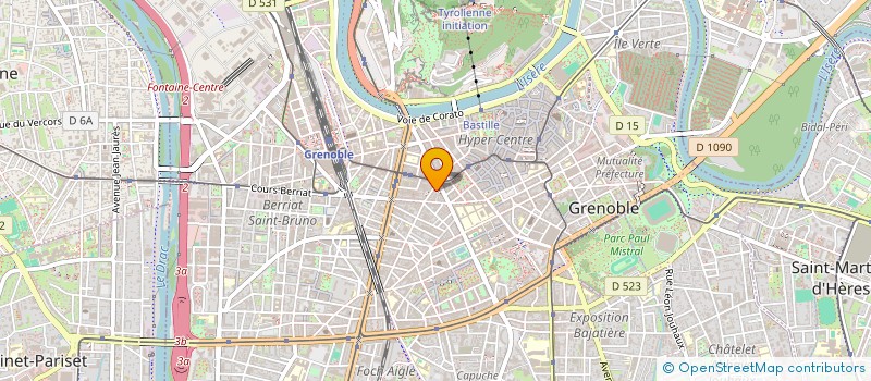 localisation de l'entreprise SCI BATISERE à GRENOBLE