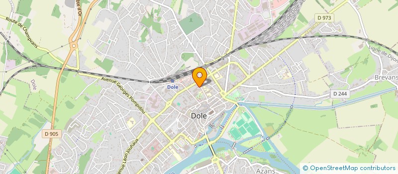 localisation de l'entreprise SCI BATISUD à DOLE