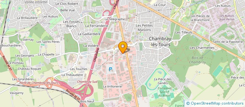 localisation de l'entreprise SCI BATISUD  CHAMBRAY-LES-TOURS