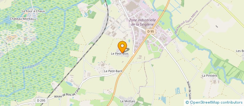 localisation de l'entreprise SCI BATIVAL  MACHECOUL-SAINT-MEME