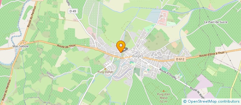 localisation de l'entreprise SCI BATIVEL à BAGES