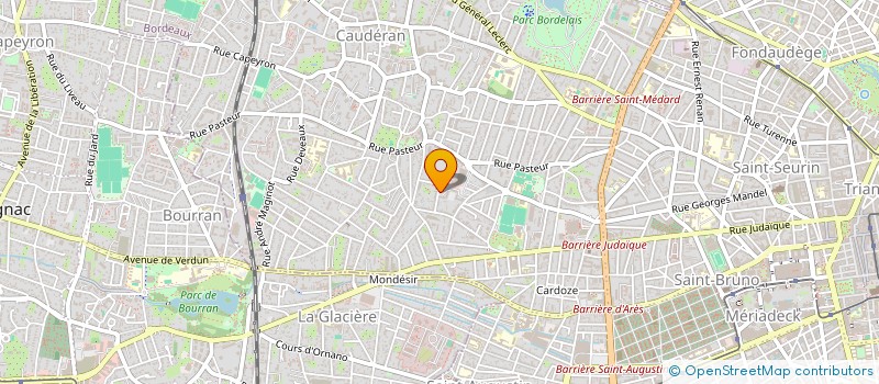 localisation de l'entreprise SCI BATIXU  BORDEAUX