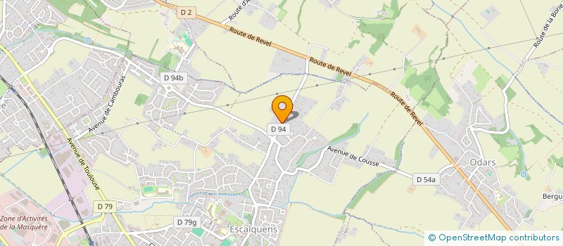 localisation de l'entreprise SCI BATMAX  ESCALQUENS