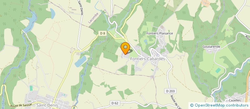 localisation de l'entreprise SCI BATOLI  FONTIERS-CABARDES