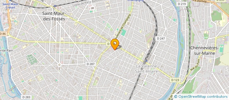 localisation de l'entreprise SCI BATON ROUGE BUILDING à SAINT-MAUR-DES-FOSSES