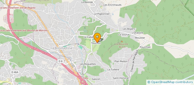 localisation de l'entreprise SCI BATS  LA BOUILLADISSE