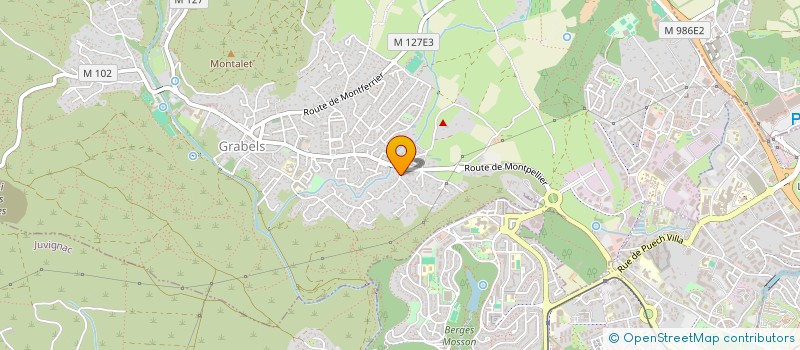 localisation de l'entreprise SCI BATTAGLIA  MARC ANTOINE  GRABELS