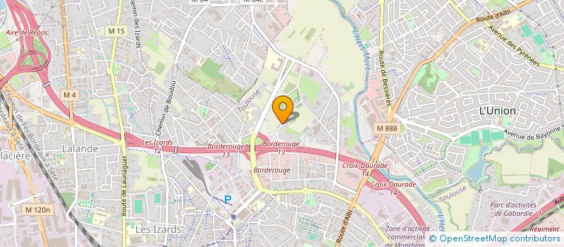 localisation de l'entreprise SCI BATTAGLIA MOINE  TOULOUSE