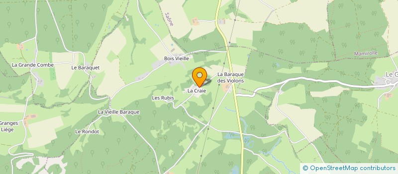 localisation de l'entreprise SCI BATTANT 67  TARCENAY-FOUCHERANS