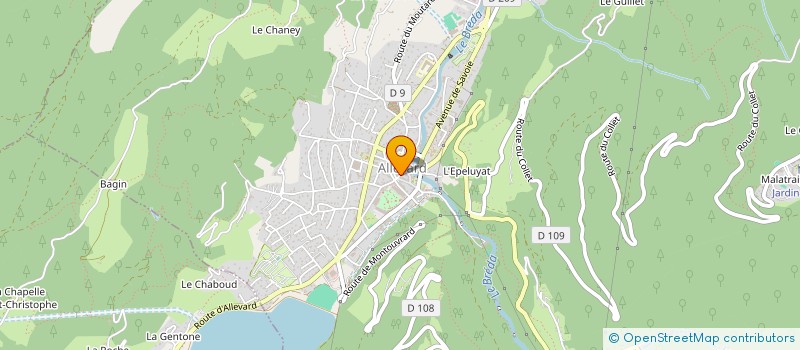 localisation de l'entreprise SCI BATTANT  MORTEAU