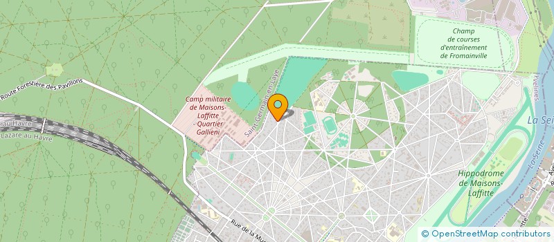 localisation de l'entreprise SCI BATTEREAU  MAISONS-LAFFITTE