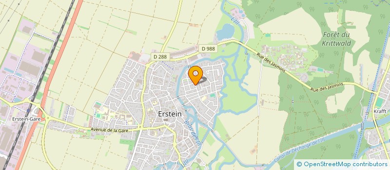 localisation de l'entreprise SCI BATTERIE HU  GERSTHEIM