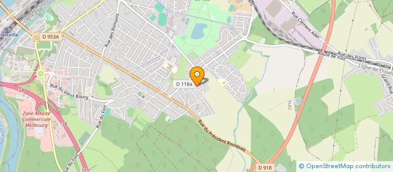 localisation de l'entreprise SCI BATTING  YUTZ