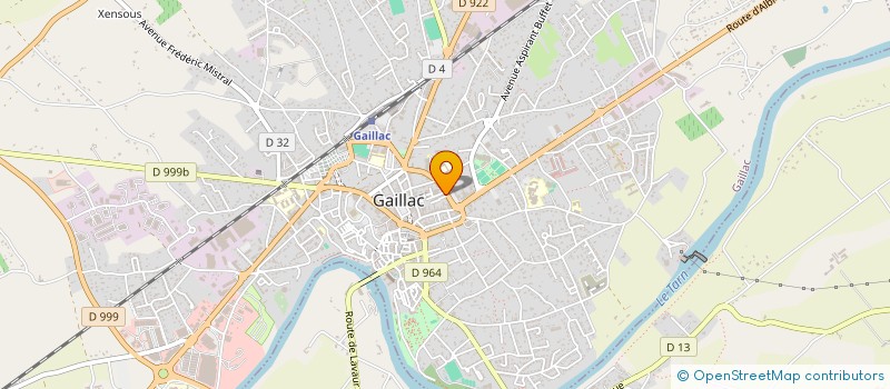 localisation de l'entreprise SCI BATTISTI C.S.C à GAILLAC