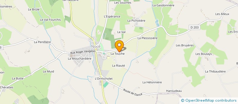 localisation de l'entreprise SCI BATTOIR VERD à PERCHE-EN-NOCE