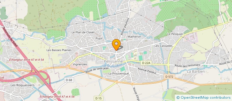 localisation de l'entreprise SCI BATTOUR  PELISSANNE