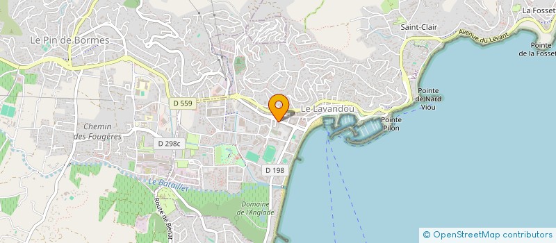 localisation de l'entreprise SCI BATTY-TROIN à LE LAVANDOU