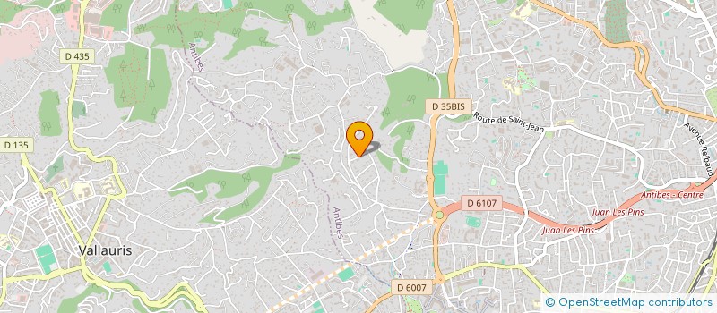 localisation de l'entreprise SCI BATUCADA à ANTIBES