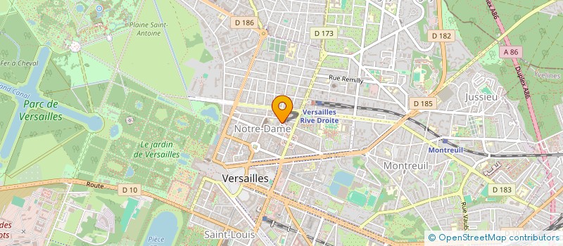 localisation de l'entreprise SCI BATUM FOCH à VERSAILLES