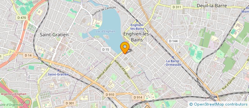 localisation de l'entreprise SCI BATYAM à ENGHIEN-LES-BAINS
