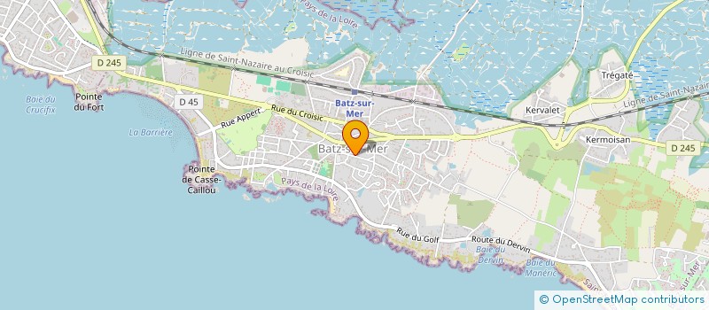 localisation de l'entreprise SCI BATZ SAULGES  BATZ-SUR-MER