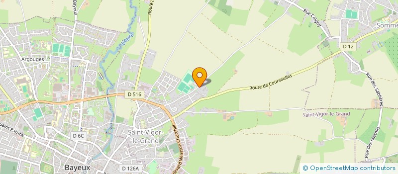 localisation de l'entreprise SCI BATZI  SAINT-VIGOR-LE-GRAND