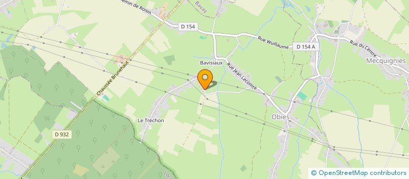localisation de l'entreprise SCI BAU&SON  OBIES