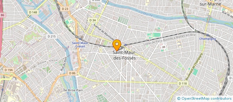 localisation de l'entreprise SCI BAUBAN 88 à SAINT-MAUR-DES-FOSSES