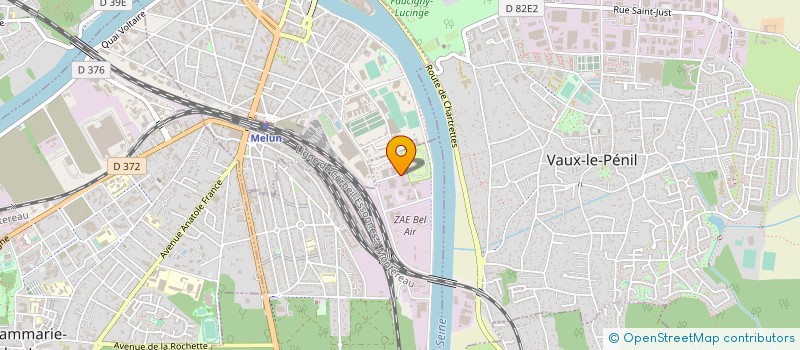localisation de l'entreprise SCI BAUBOR à LA ROCHETTE