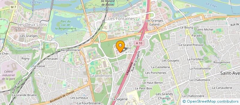 localisation de l'entreprise SCI BAUCHANT  TOURS