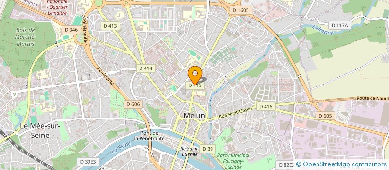 localisation de l'entreprise SCI BAUCHAT DEWET à MELUN