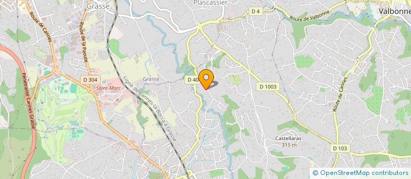 localisation de l'entreprise SCI BAUCHIERE  MOUANS-SARTOUX