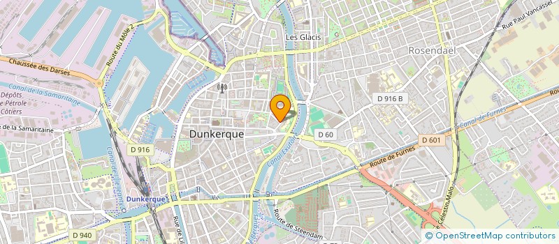 localisation de l'entreprise SCI BAUCLAIRE à DUNKERQUE