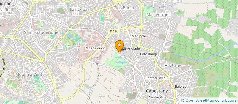 localisation de l'entreprise SCI BAUCLAY  CABESTANY