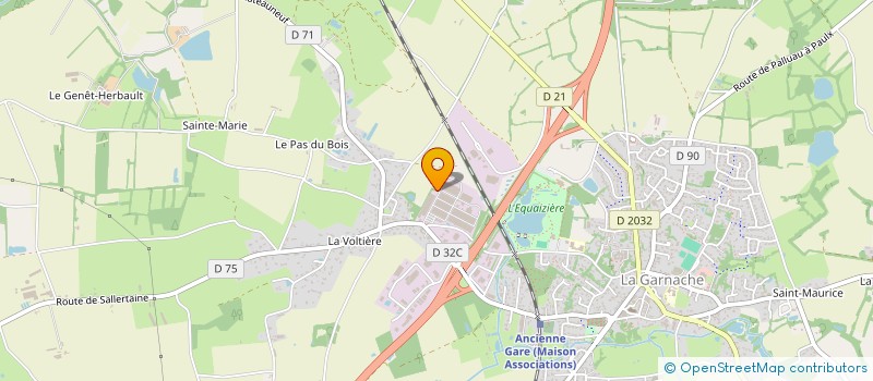 localisation de l'entreprise SCI BAUD à GARNACHE (LA)