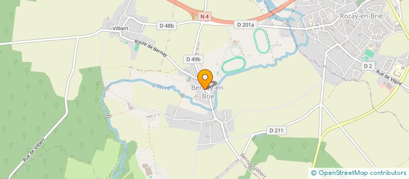 localisation de l'entreprise SCI BAUD-5  BERNAY-VILBERT