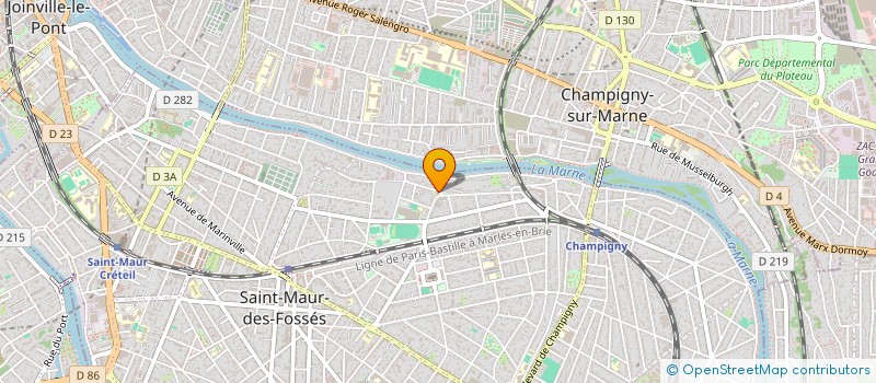 localisation de l'entreprise SCI BAUD à SAINT-MAUR-DES-FOSSES